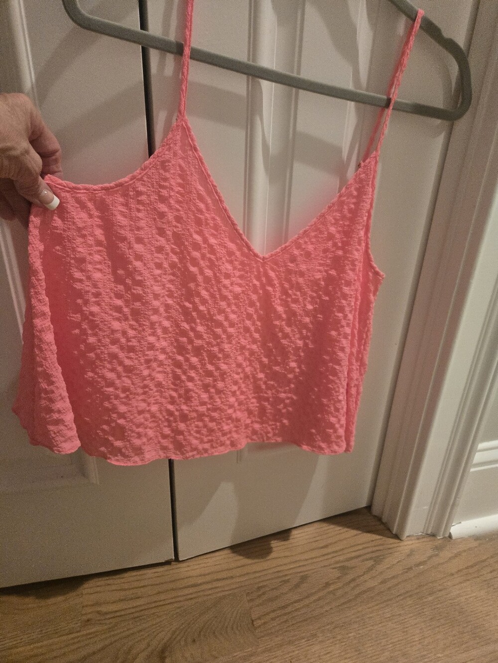 Lilly Pulitzer BUBBLE GUM Pink Textured V-Neck Camisole